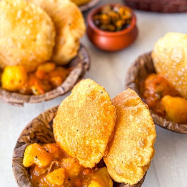 Kachori With Aloo Sabzi